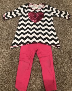 Toddler Girls 3T matching sets lot