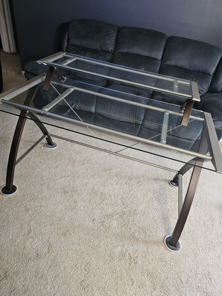 Glass Computer Desk