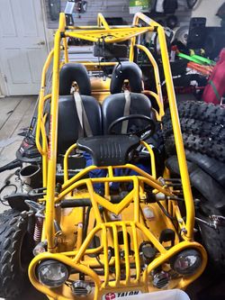 Talon Yellow Go-Kart Dune Buggy