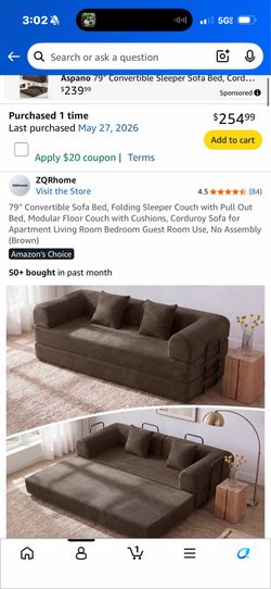 Boneless couch