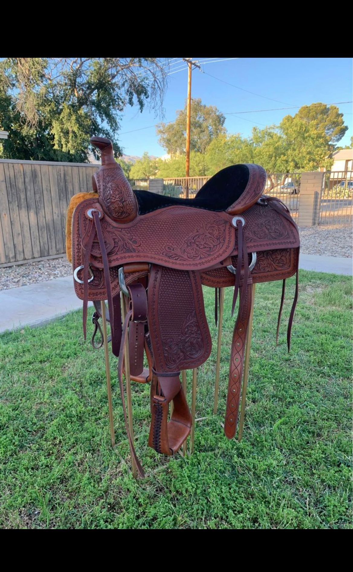 Brand new Team Roping Horse Saddle 