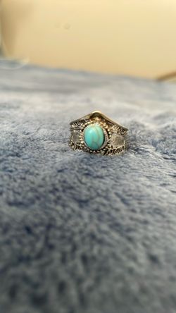 crown with fake crystal ring