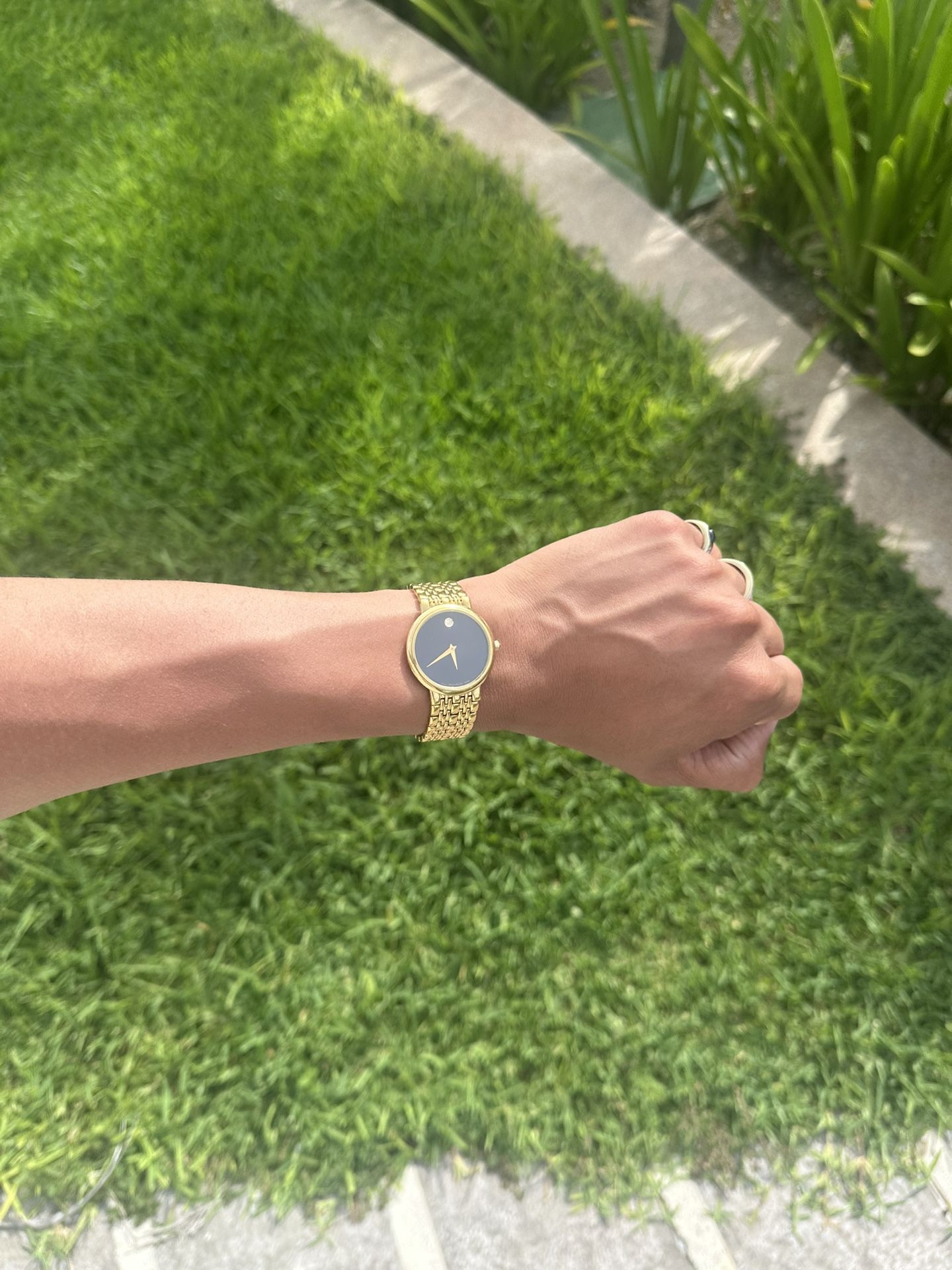 Vintage 1980s Movado Museum Watch – Ref. 87 E4 9887 – Swiss Quartz – New Battery