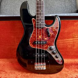 1965 Fender Jazz Bass Black (L-Series) Refin w/OSHC