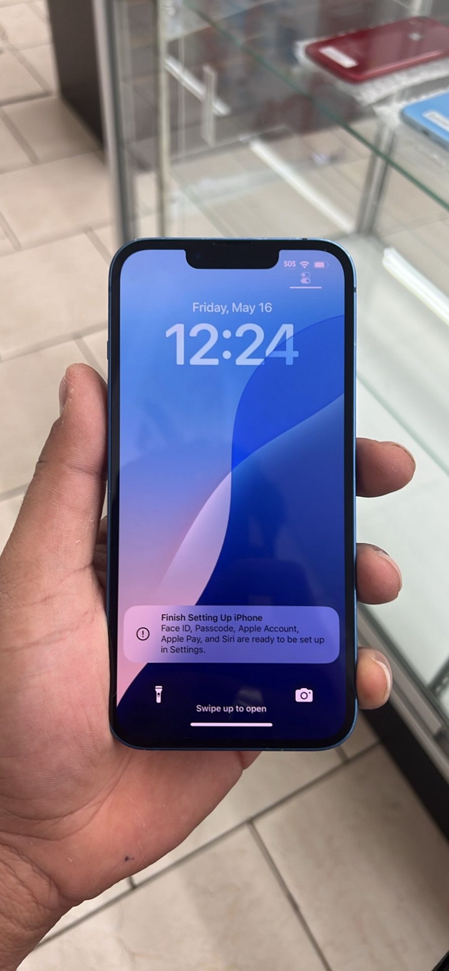 Iphone 13 128gb Blue Factory Unlocked With Charger 