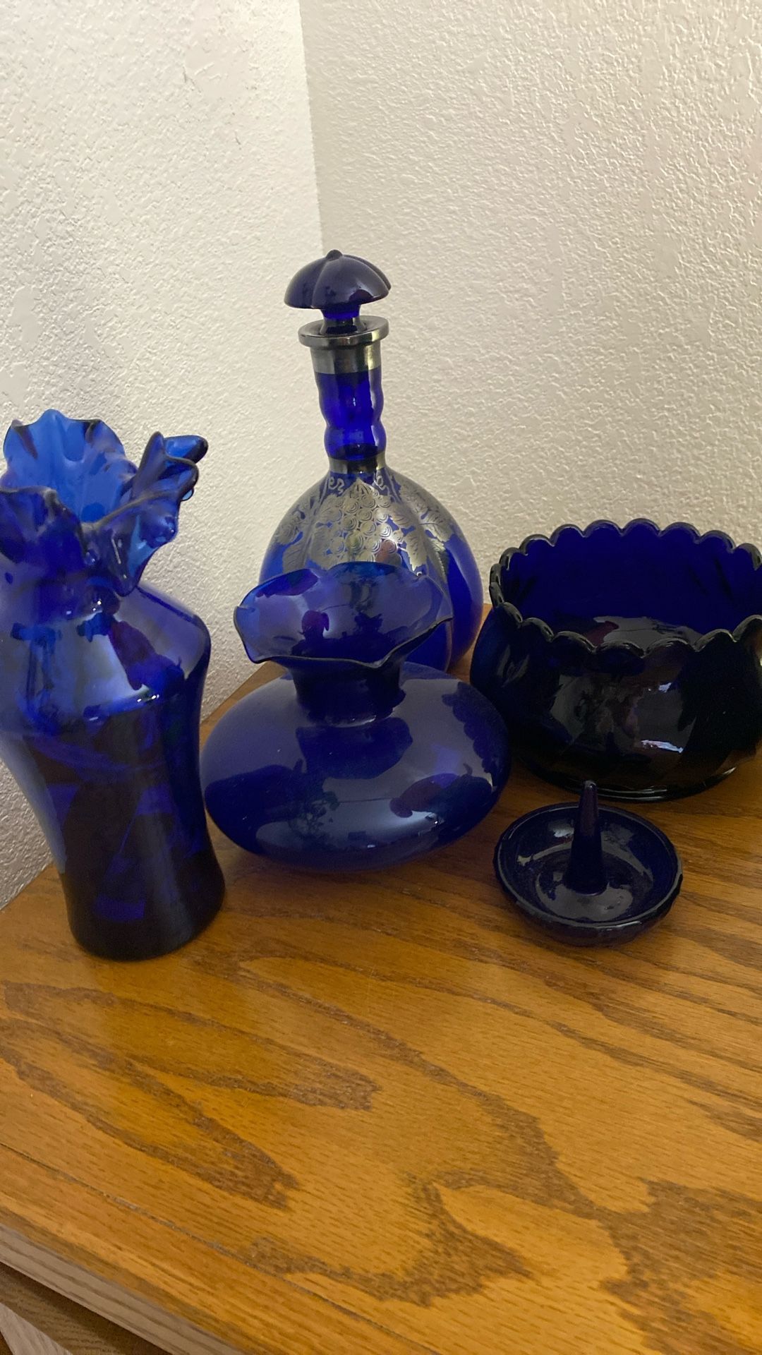 Blue Glass Vintage Cobalt