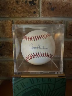 Tom Glavine Autographed Baseball