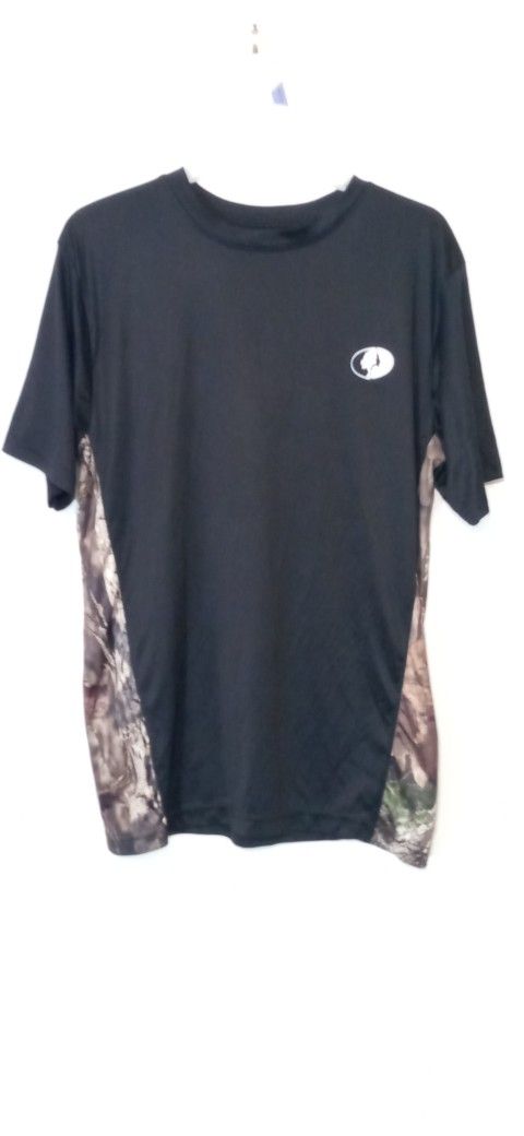 Men's Mossy Oak Dri-Fit Short Sleeve T-shirt Large
