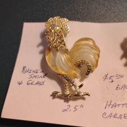 Jewelry - Roosters By Hattie Carnegie Pin/Brooch 