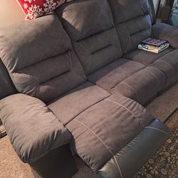 Almost New Recliner Couch & Loveseat