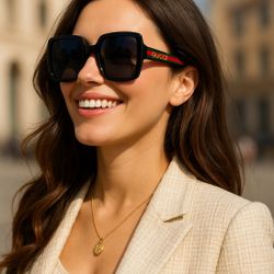 Gucci Black Sunglasses GG1654 55[]19 145