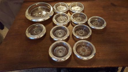 Sterling Silver Coasters!