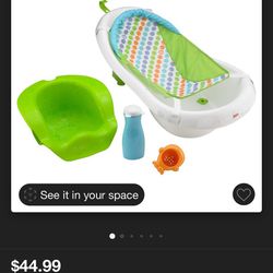 Fisher Price 4 In 1 Bathtub For Babies 