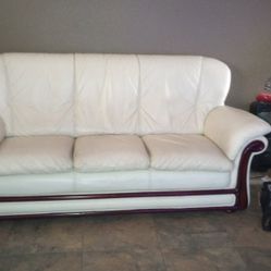 Couch Loveseat With Glass Coffee Table