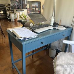 Console Writing Desk With Drawer