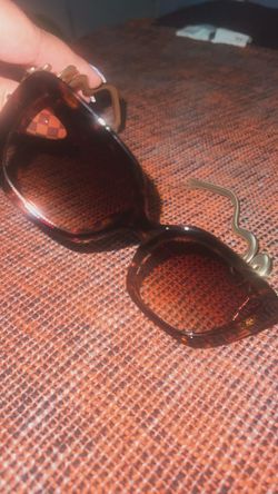 Snake tortoise big frame sunglasses