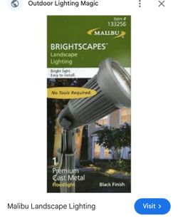 NEW BRIGHTSCAPES Landscape Lighting