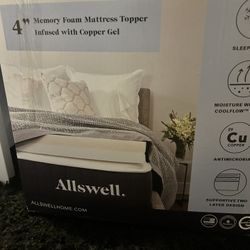 Memory Foam Bed Topper 