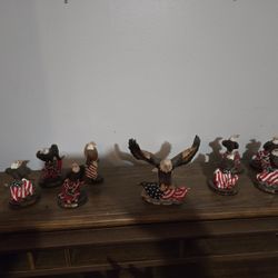Eagle And Flag Collection 9 Pieces