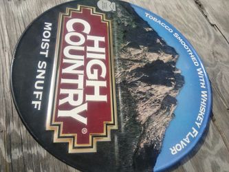 High country tobacco sign