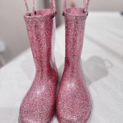Girls Rain Boots With Lights Size 12