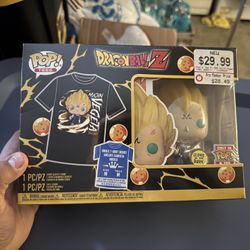 Funko Majin Vegeta With Shirt Sealed