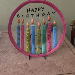 Happy birthday Plate