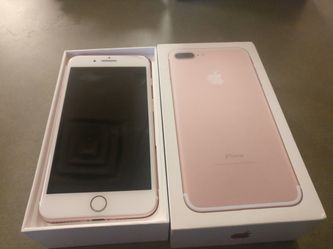 iPhone 7 plus gold rose factory unlocked