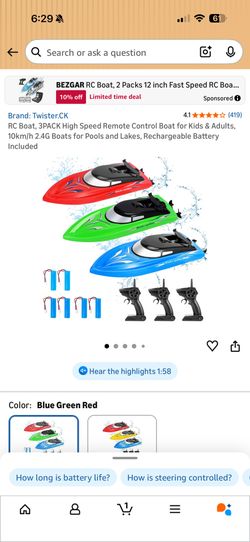 Remote Control Boats