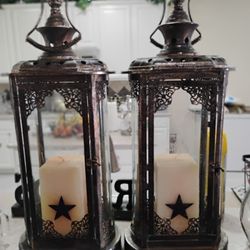 Beautiful Rustic Antique Lanterns $80 