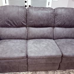 Sofa + Loveseat Set - Like New!! Power Reclining 