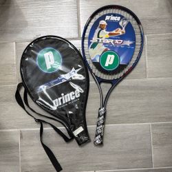 New Prince Star 10 Junior Tennis Racket with Cover – Blue/Red