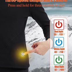 Heated Thermals Underwear Set for Men 8 Heating Zones Heated Pants and Shirt