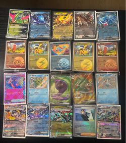 20 Pokemon Cards (Ex, Full Art, Sealed Promos)