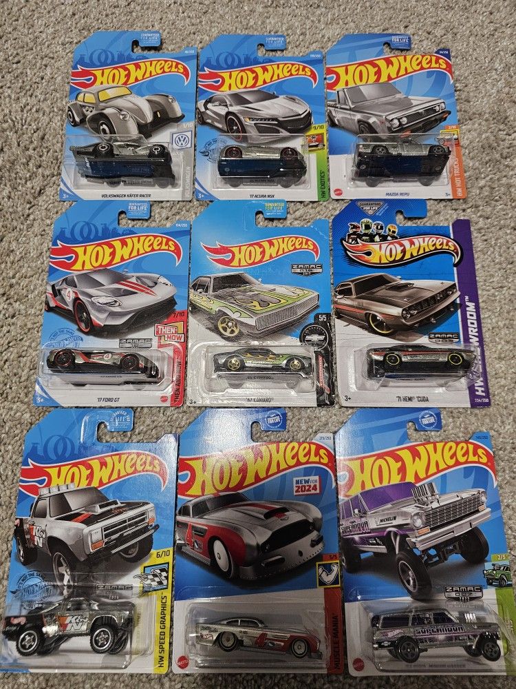 Hot Wheels ZAMAC Cars Trucks LOT Nissan MATTEL