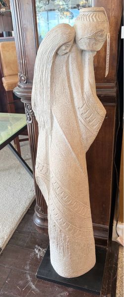 Indian Woman with vase Sculture - 20% OFF OFFER!!!