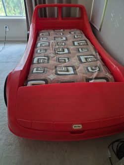 Little tikes car bed with mattress