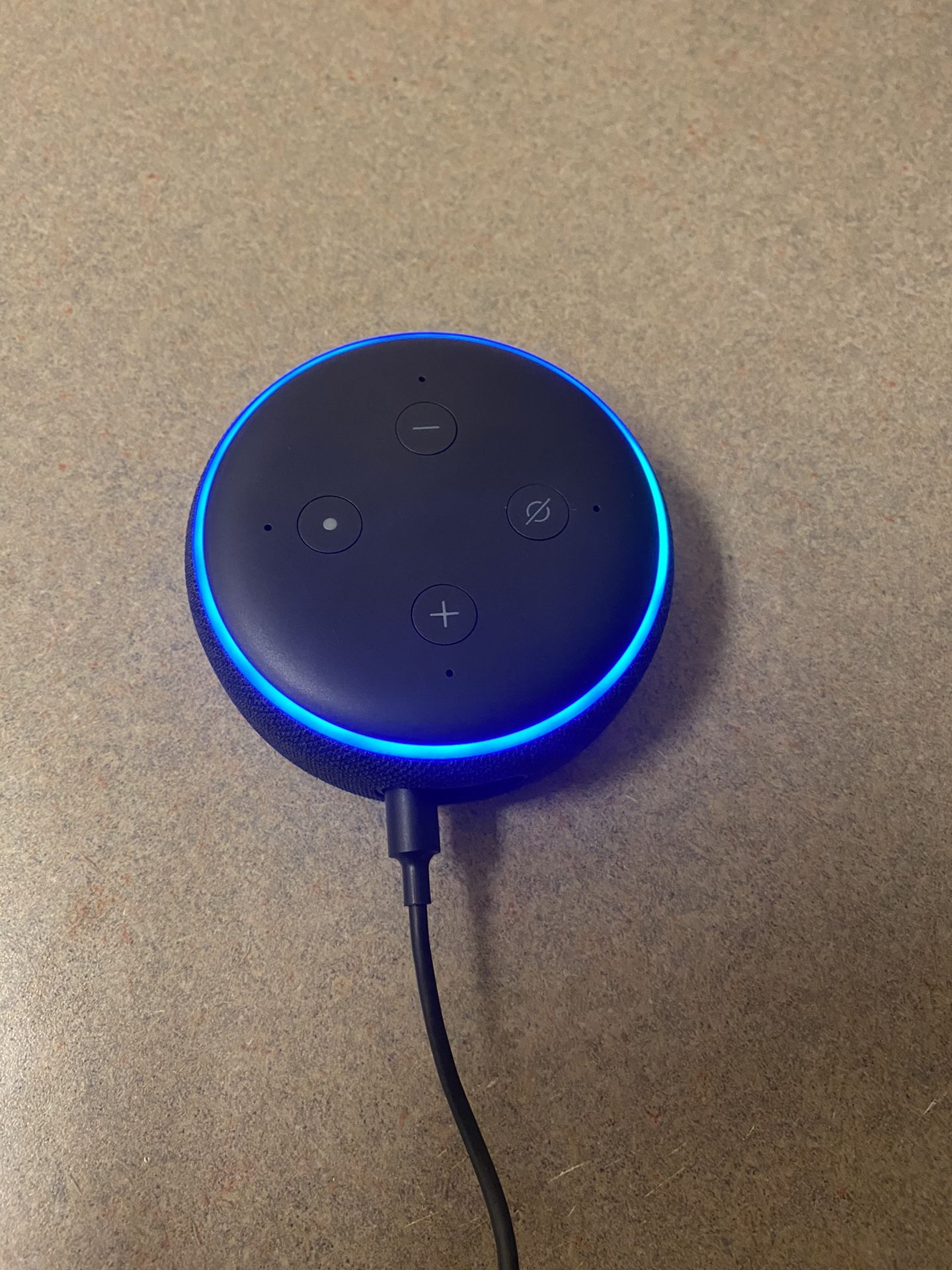 3rd Generation Echo Dot With Alexa (Charcoal)