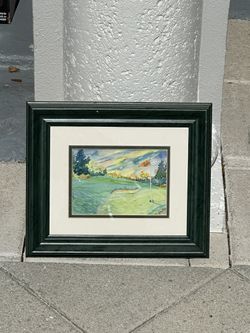 Golf Framed Art 