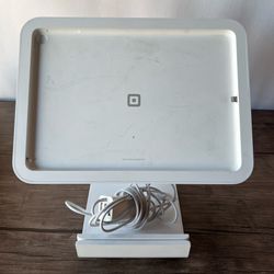 Square Stand Apple iPad -  White model #5089 S089 9.7 Inch iPad Air Or Pro.