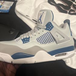 Military Blues Jordan 4s
