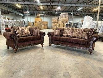 SOFA SETS 2PCS NEW