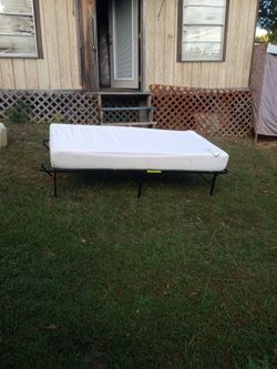 Cool Gel Memory Foam Mattress & Bed Frame.