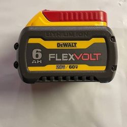 Dewalt 60v 6amp FlexVolt BATTERY