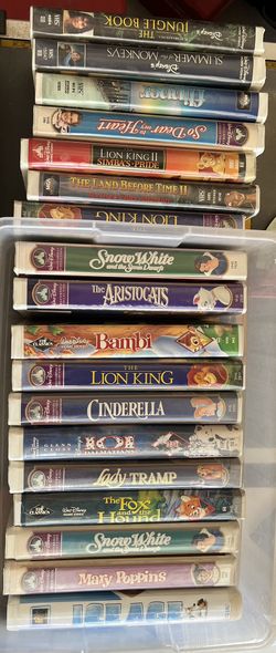 VHS Disney Tapes
