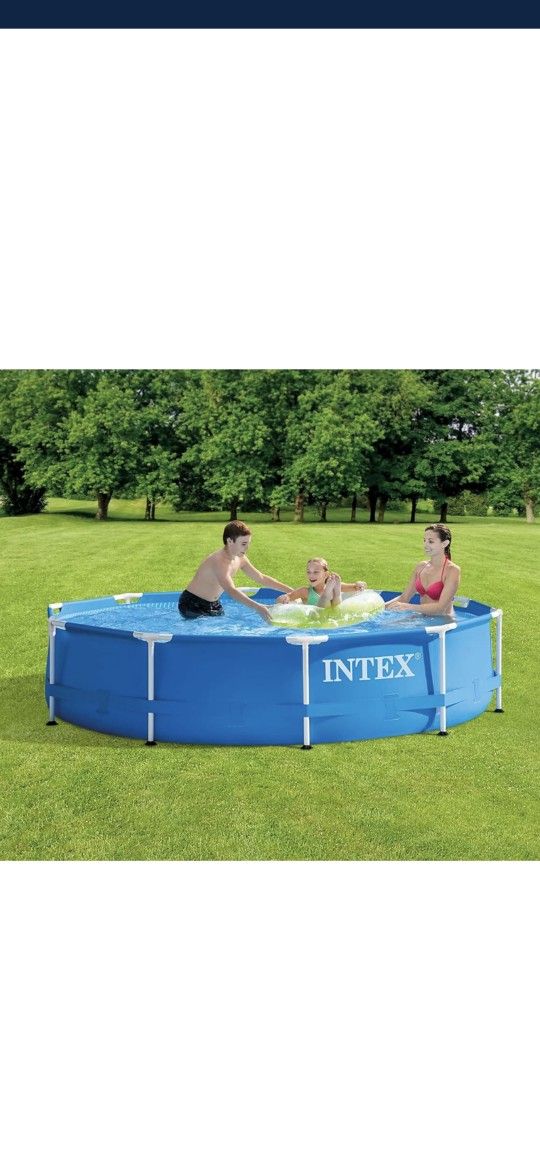 INTEX POOL 10FT X 30IN METAL FRAME