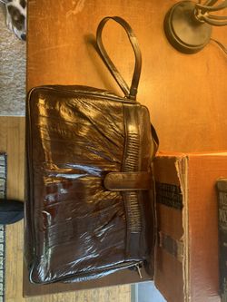 Eel skin bag