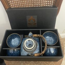 Teavana Tokai Denim Tea Set $25.00