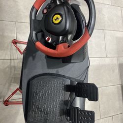 Thrustmaster Ferrari Gaming Wheel And Pedals