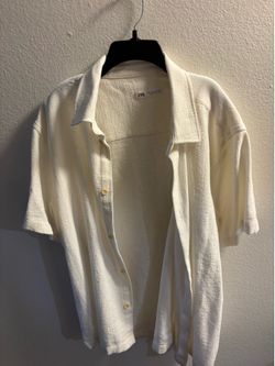 Zara XL short sleeved button up